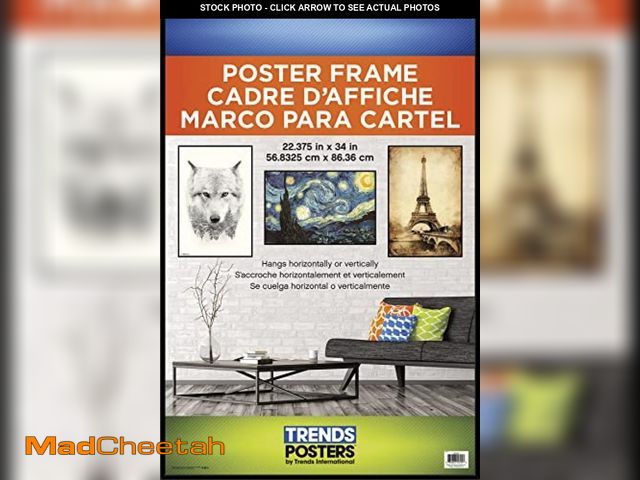 Lot 74-12141423 - Trends International Allposters Standard Poster Frame (22.4 x 34), Black - UNUSED