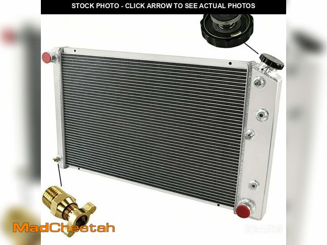 Lot 74-14612574 - EnginCool 4 Row Aluminum Radiator For 1973-1990 Chevy Caprice C10 C20 C30 K10 K20 K30 C15 Suburban E...