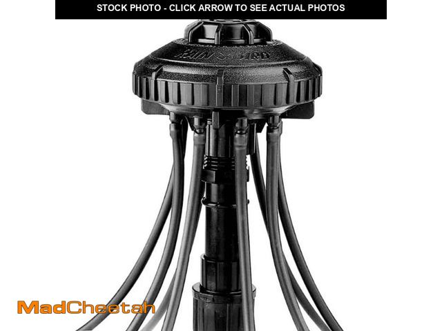 Lot 74-14074511 - Rain Bird Drip 8-Port Adjustable Manifold with Pressure Compensating Spot Watering Drippers/Emitters...