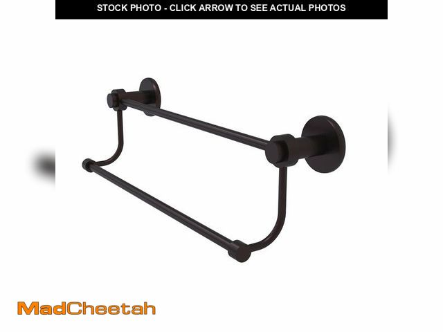 Lot 74-13653803 - Allied Brass 9072/24-ABZ 24-Inch Double Towel Bar, Antique Bronze - UNUSED