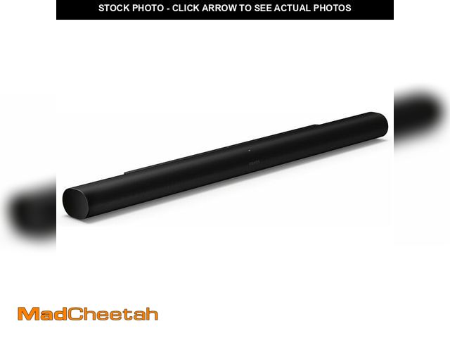 Lot 74-14609355 - (MISSING POWER CORD ) Sonos Arc Ultra Soundbar with Dolby Atmos - Black - USED