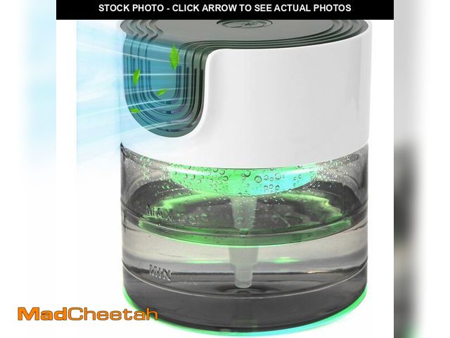 Lot 74-14051504 - Oxyvana Water Air Purifiers for Home, Quiet Variable Speed Water Based Air Purifier with 7 Color Nig...