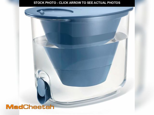 Lot 74-12366131 - LifeStraw Home High-Capacity Water Filter Dispenser, 35-Cup, Stormy Blue, BPA-Free Designed for Ever...