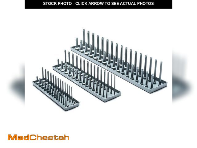 Lot 74-12691588 - *MISSING ONE SET* Husky Metric Socket Rack Set (3-Piece) *MISSING ONE SET*  - UNUSED