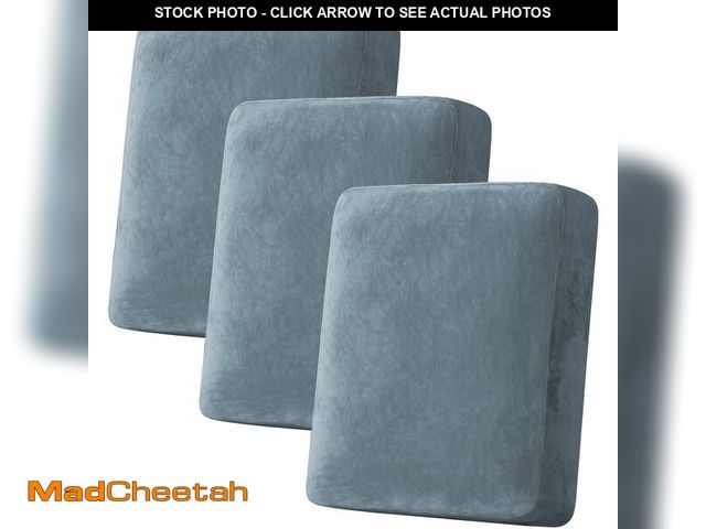 Lot 74-12501011 - H.VERSAILTEX Velvet Stretch Couch Cushion Cover Plush Cushion Slipcover for Sofa Cushion Furniture P...