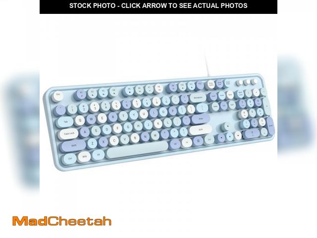 Lot 74-12435108 - Dilter Wired Keyboard, Full-Sized Typewriter Keyboards, USB Plug and Play Office Keyboard with Numbe...