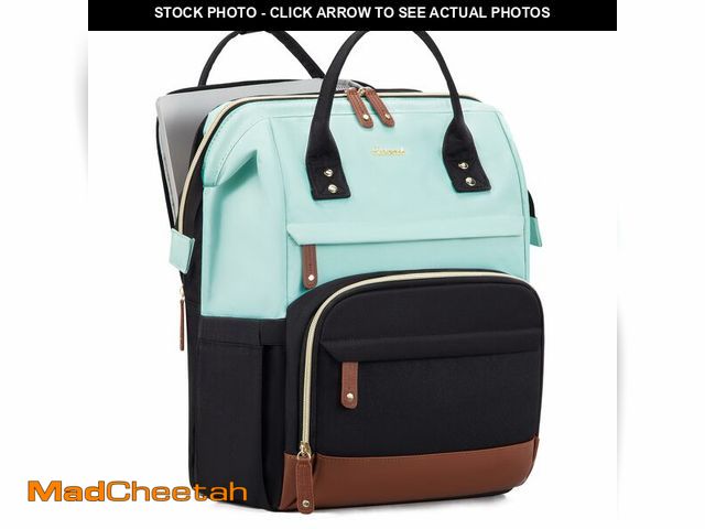 Lot 74-12878979 - LOVEVOOK Laptop Backpack for Women, 15.6 Inch Work Business Backpacks Purse With Large Capacity, Wat...