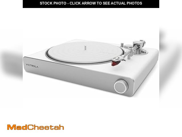 Lot 74-14591629 - Victrola Stream Carbon - Wi-Fi Turntable, Works with Sonos - White - USED
