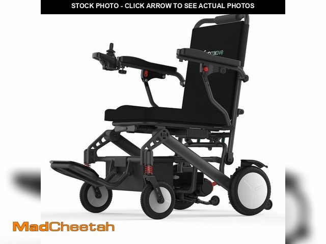 Lot 74-12693925 - Supmxove All Terrain Lightweight Foldable Electric Wheelchair for Adults, 2 Quiet Brushless Motors, ...