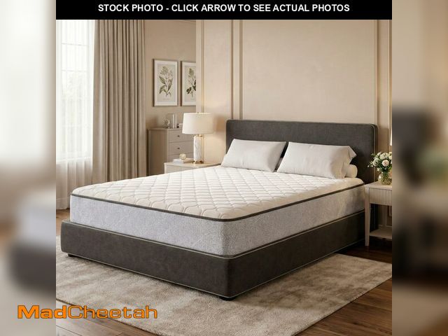 Lot 74-13787774 - Treaton, 7-Inch Medium Firm High Density Foam Mattress, Comfortable Mattress for Cooler Sleep, Suppo...