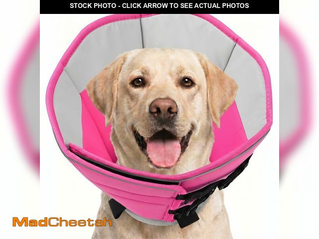 Lot 74-14272755 - SUNFURA Dog Cone, Soft Cone for Dogs to Stop Licking, Dog E-Collar Alternative After Surgery for Med...