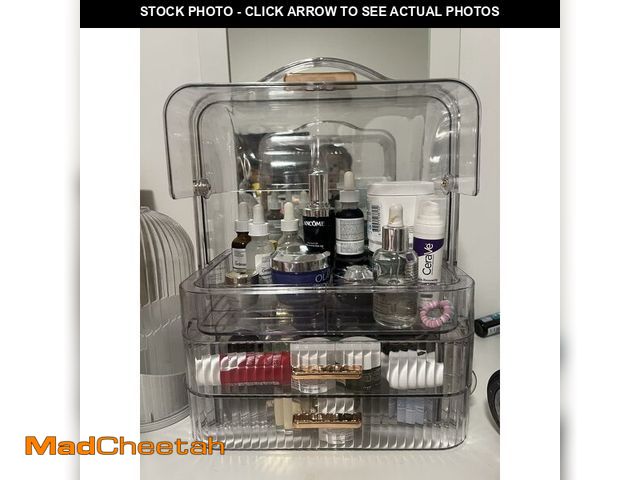 Lot 74-12605165 - Makeup Organizer, Skincare Holder Bathroom Counter Organizer, Birthday Mothers Day Gifts for Mom Wom...