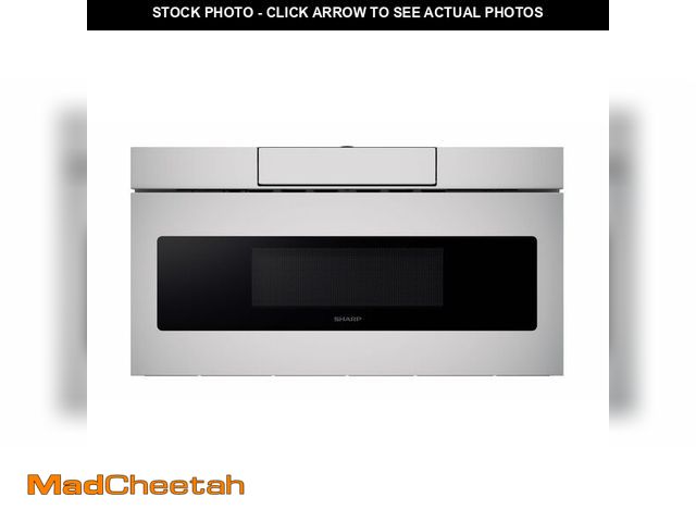 Lot 74-13673944 - SHARP SMD3070ASY Microwave Drawer Oven, 30-inch, 1.2 Cubic Feet, 950 Watt, Concealed Angled Touch Co...