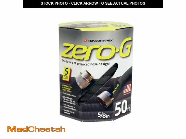 Lot 74-14270507 - New zero-G 4001-50 Lightweight, Ultra Flexible, Durable, Kink-Free Garden Hose, 5/8-Inch by 50-Feet ...