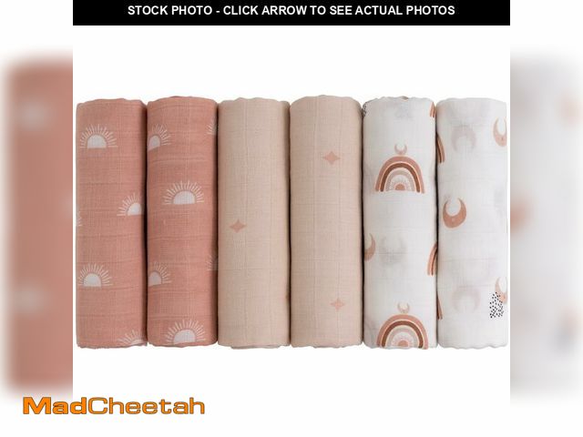 Lot 74-13715178 - GLLQUEN BABY Receiving Blanket Boy Cotton Muslin Swaddle Blankets Girl Newborn Squares Breathable &a...