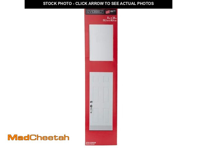 Lot 74-14276703 - Everbilt 8 in. x 34 in. Satin Aluminum Kick Plate - UNUSED