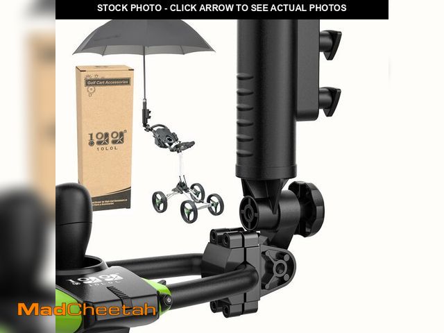 Lot 74-14204944 - 10L0L Heavy Duty Golf Push Cart Umbrella Holder, Aluminium Alloy Base Super Strong Windproof, Univer...
