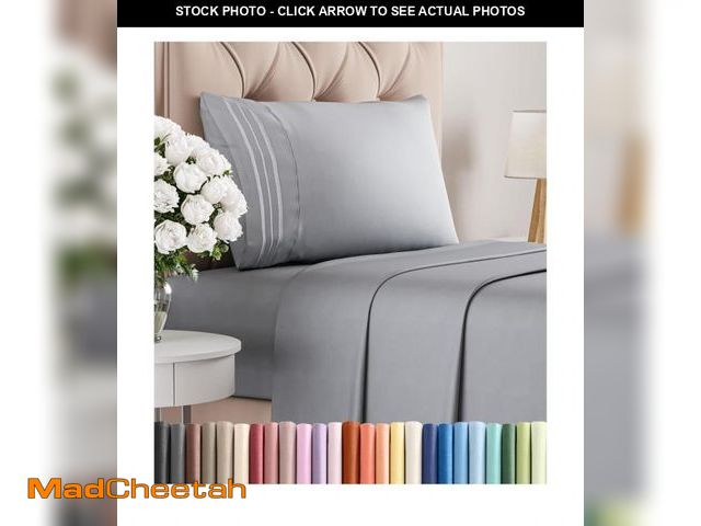Lot 74-12122319 - Twin XL Size 3 Piece Sheet Set - Comfy Breathable &amp; Cooling Bed Sheets Set - Hotel Luxury Beddin...