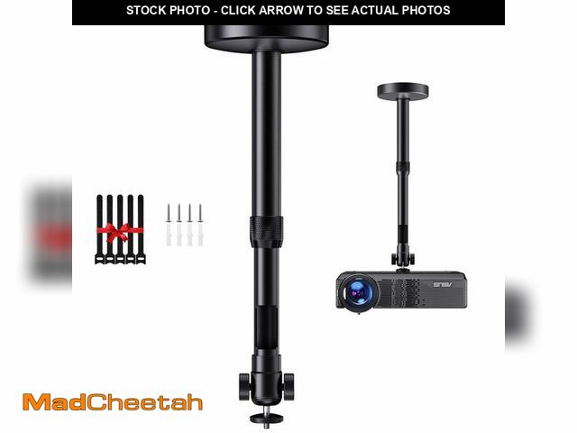 Lot 74-14146397 - DAWASAPAT Projector Ceiling Mount with New Gimbal, Adjustable Length Projector Mount, ÃÂ¼-Inch Scre...