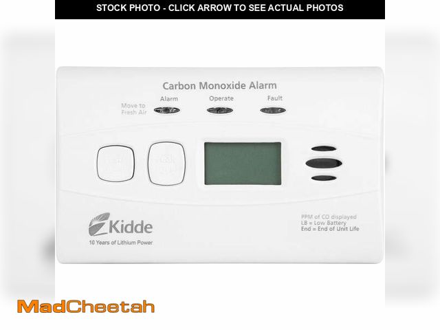 Lot 74-14439264 - Kidde Worry Free Carbon Monoxide Alarm with Digital Display - UNUSED