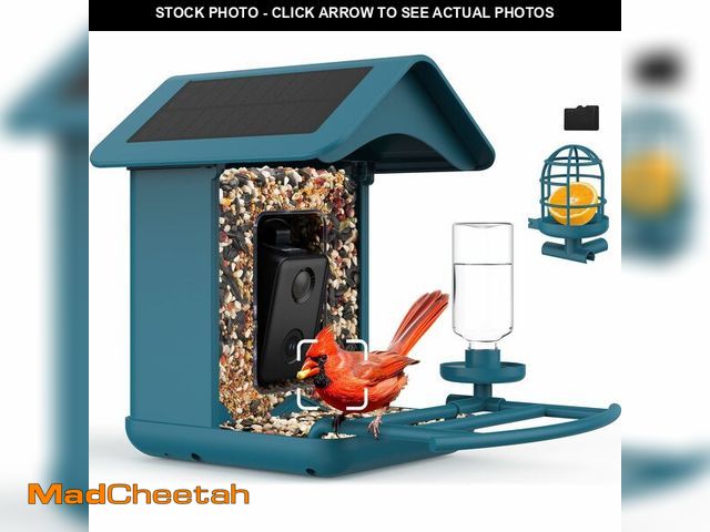 Lot 74-12709969 - BIRDLEGEND Bird Feeder with Camera with 64GB Card Auto Capture Videos Pictures 2.4GHz WiFi Wirelless...