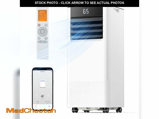 Lot 74-14586606 - (MISSING REMOTE) SIMZLIFE 10000 BTU Portable Air Conditioner with WIFI and Remote Control,Small AC U...