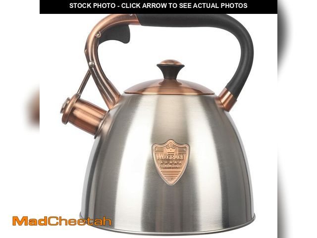 Lot 74-13575194 - Tea Kettle -2.9 Quart Tea Kettles Stovetop Whistling Teapot Stainless Steel Tea Pots for Stove Top W...