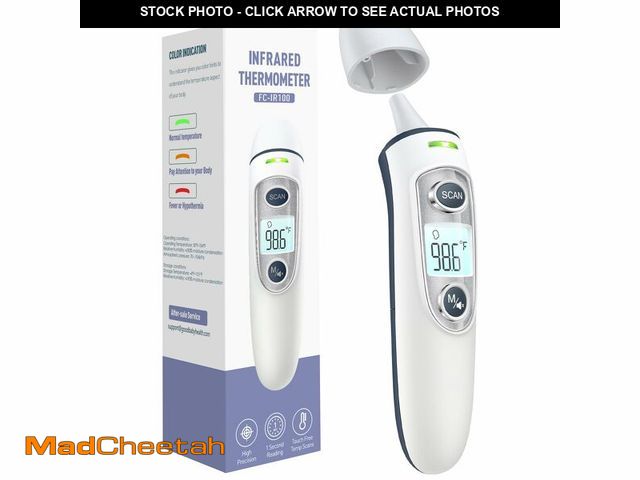 Lot 74-12876059 - Ear Thermometer for Adults and Kids, Digital Accurate Ear and Forehead Thermometer with Fever Alarm,...