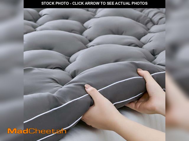 Lot 74-12767215 - BDEUS Extra Thick King Mattress Topper, Cooling Mattress Pad Cover, Mattress Protector with 8-21 Inc...