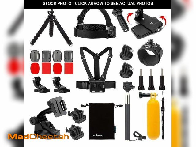 Lot 74-14269707 - Luxebell Accessories Kit for AKASO EK5000 EK7000 4K WiFi Action Camera GoPro Hero 12 11 10 9 8 7 6 5...