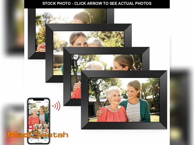 Lot 74-13583761 - BIGASUO Digital Picture Frame, 10.1" Frameo Digital Frame WiFi with 32GB Memory, 1280x800 IPS Touch ...