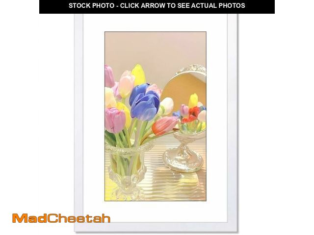 Lot 74-13583689 - ALLUCKYAN 14x14 White Picture Frame Mat for 10x10 Photo Wall Mounting Poster Frame-1pcs - UNUSED