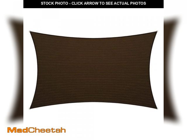 Lot 74-12424570 - AMGO 8 ft. x 12 ft. Brown Rectangle Sail - UNUSED