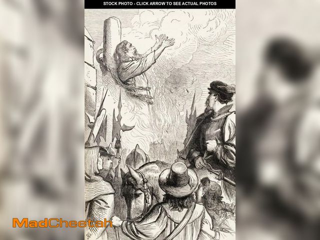 Lot 74-12397000 - Thomas Hawkes 16Th Century Protestant Martyr Burned At The Stake During The Marian Persecutions From...