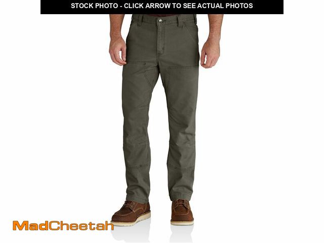 Lot 74-13069124 - Carhartt Men's Relaxed Straight Rigby Double-Front Dungaree, Moss, W33 x L32 - UNUSED