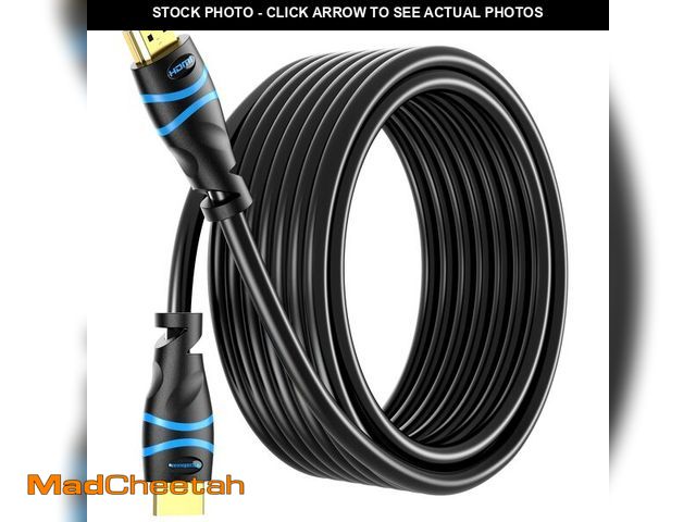 Lot 74-14145406 - BlueRigger 4K HDMI Cable 50 FT (4K 30Hz, 18Gbps HDMI Cord, HDR10, in-Wall CL3 Rated, High Speed, HDC...