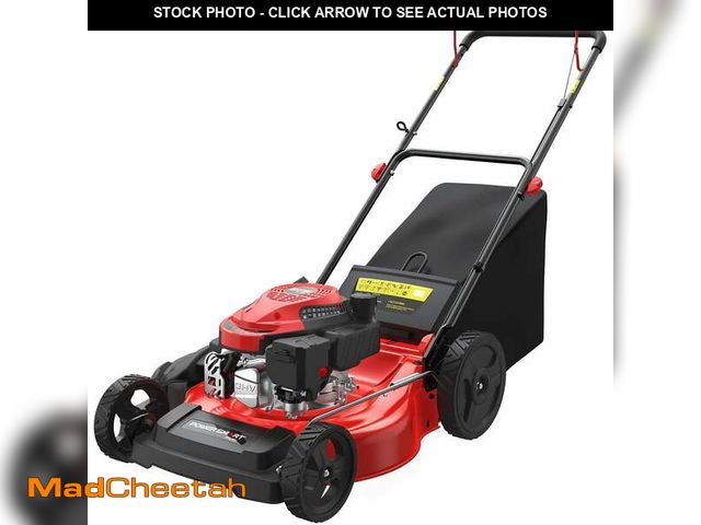 Lot 74-14259394 - PowerSmart 21" 144cc Gas Push Lawn Mower , with 6-Position Height Adjustment - USED
