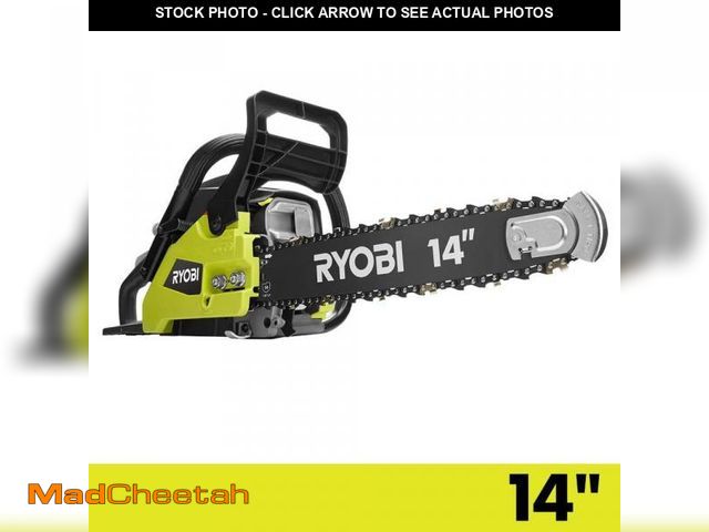 Lot 74-12289147 - RYOBI 14 in. 37cc 2-Cycle Gas Chainsaw - UNUSED