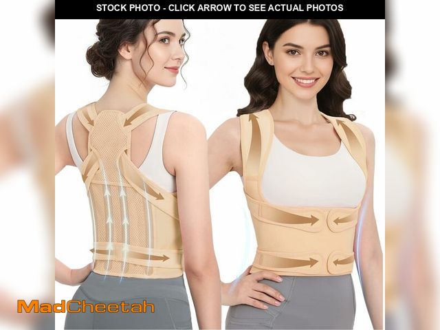 Lot 74-14268349 - HUENIMY Posture Corrector for Women and Men, Full Back Brace with Breathable Mesh, Shoulder Straight...