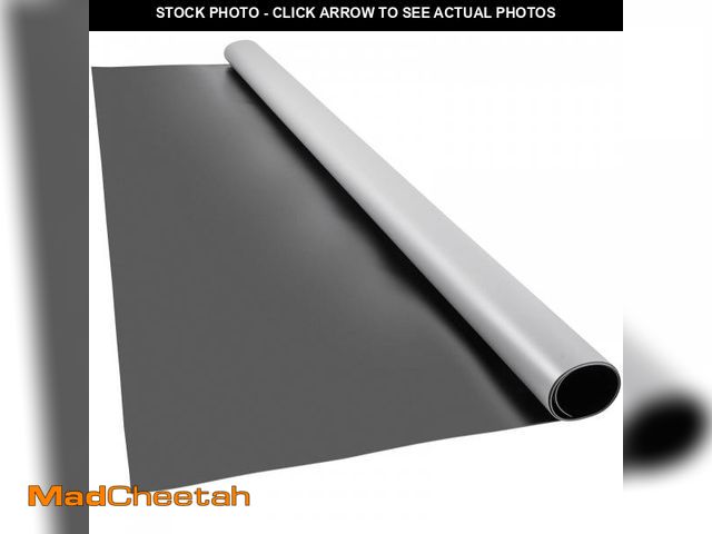 Lot 74-12157189 - VEVOR Dance Floor Roll - 6.6x9.8ft, 0.06in Thick PVC Vinyl, Black/Grey Reversible, Non-Slip, Ballet ...