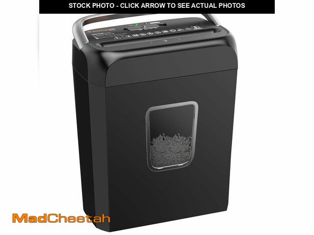 Lot 74-13540966 - Bonsaii Shredders for Home Use, 3.4 Gal Wastebasket, 6-Sheet Cross-Cut Credit Card Shredder for Home...