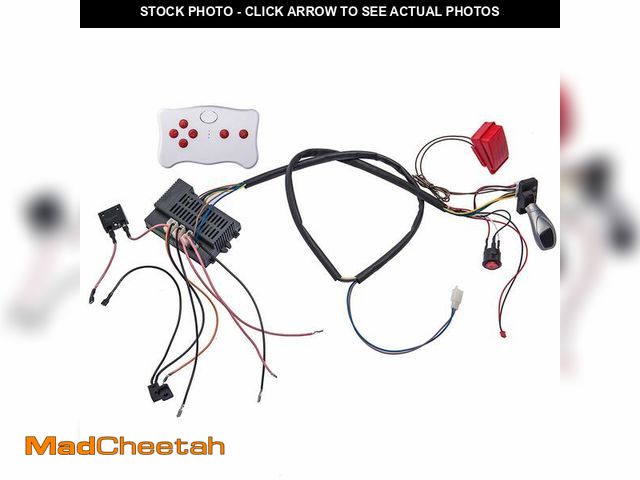 Lot 74-14055714 - 24 Volt Children Electric Car DIY Modified Wires and Switch Kit,with 2.4G Bluetooth Remote Control a...