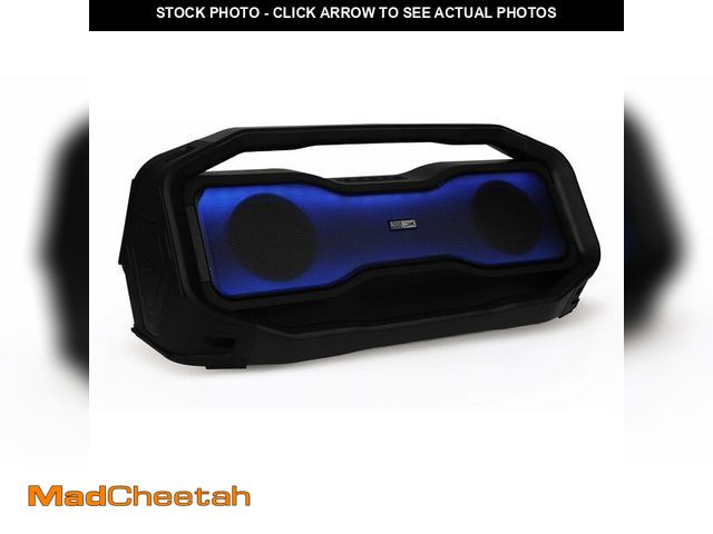 Lot 74-14590925 - (MISSING POWER CORD) Altec Lansing - Portable Bluetooth Speaker, Waterproof IP67 - USED