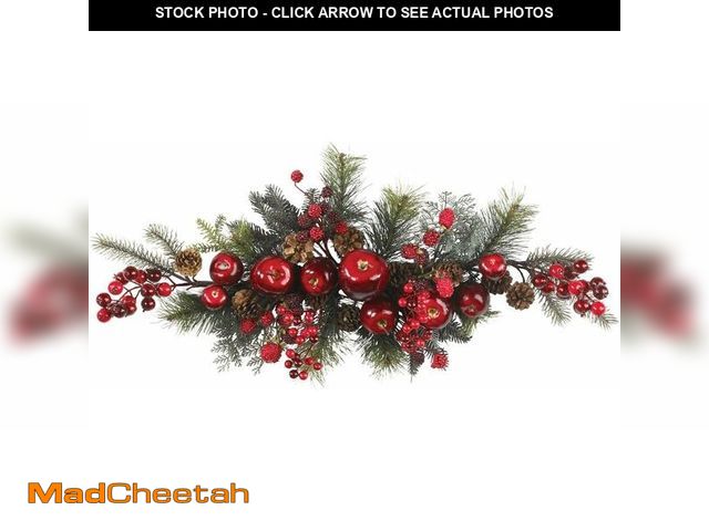 Lot 74-13041597 - Nearly Natural 30in. Apple Berry Swag - UNUSED