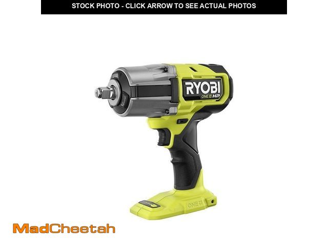Lot 74-13132373 - RYOBI ONE+ HP 18V Brushless Cordless 4-Mode 1/2 in. High Torque Impact Wrench (Tool Only) - UNUSED
