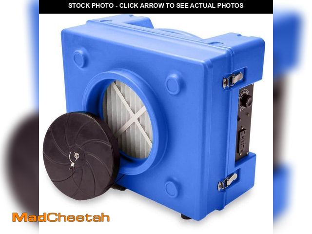 Lot 74-14345033 - B-Air 1/3 HP 2.5 Amp HEPA Air Scrubber Purifier for Water Damage Restoration Negative Air Machine in...