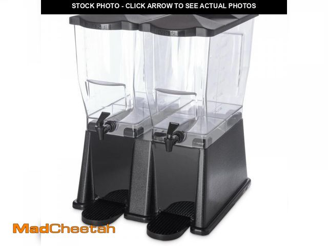Lot 74-12152574 - Carlisle FoodService Products Trimline Double Base Rectangular Beverage Dispensers with Spigot for C...