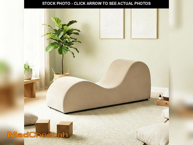 Lot 74-14292657 - HOMESTOCK Ergonomic Yoga Chair for Adults with Hybrid Wood and Metal Frame, Yoga Bench for Meditatio...