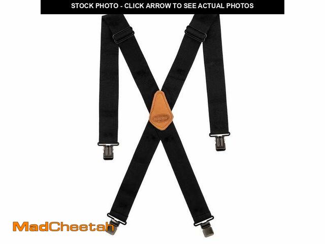 Lot 74-13692845 - BUCKET BOSS Web Black Work Suspenders - UNUSED