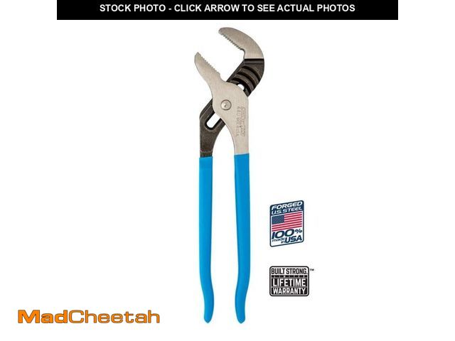 Lot 74-13052699 - *SCRATCHED* Channellock 12 in. Tongue and Groove Slip Joint Pliers *SCRATCHED*  - USED